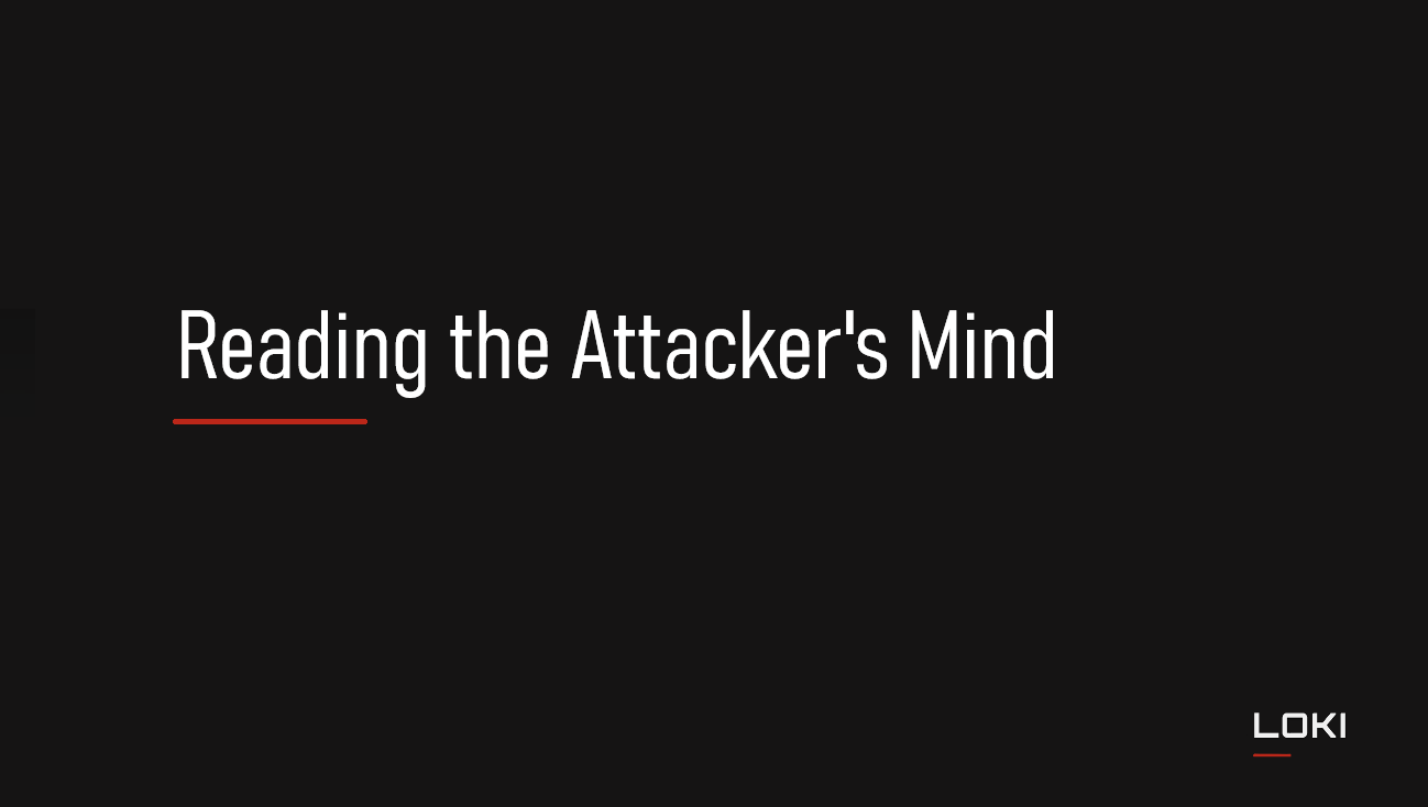 The Next Frontier in Cyber Defense: Reading the Attacker's Mind